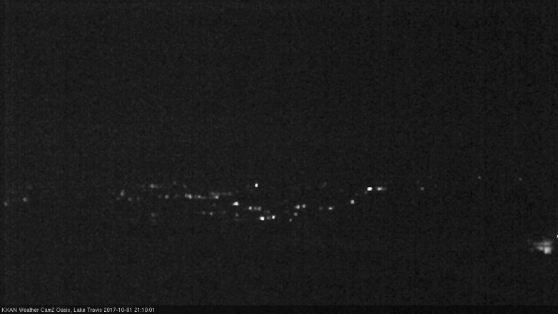 Lake Travis webcam, October 1, 2017 8:40 PM CT