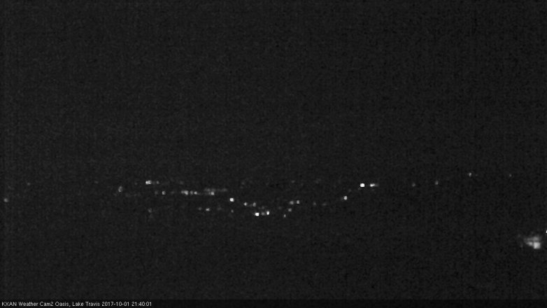 Lake Travis webcam, October 1, 2017 8:50 PM CT