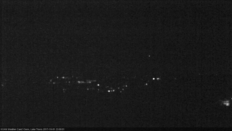 Lake Travis webcam, October 1, 2017 10:05 PM CT