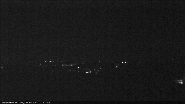 Lake Travis webcam, October 1, 2017 10:55 PM CT