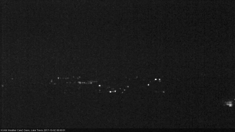 Lake Travis webcam, October 1, 2017 11:15 PM CT