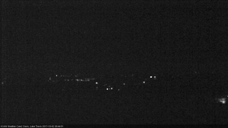 Lake Travis webcam, October 1, 2017 11:55 PM CT