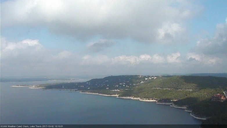 Lake Travis webcam, October 2, 2017 9:25 AM CT