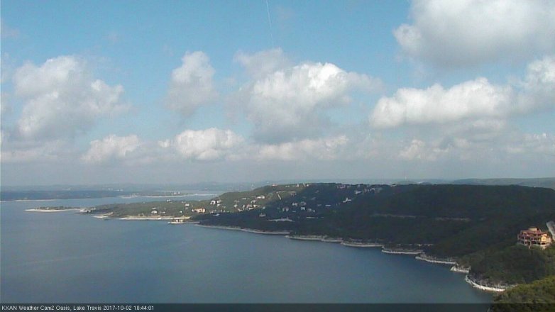 Lake Travis webcam, October 2, 2017 10:15 AM CT
