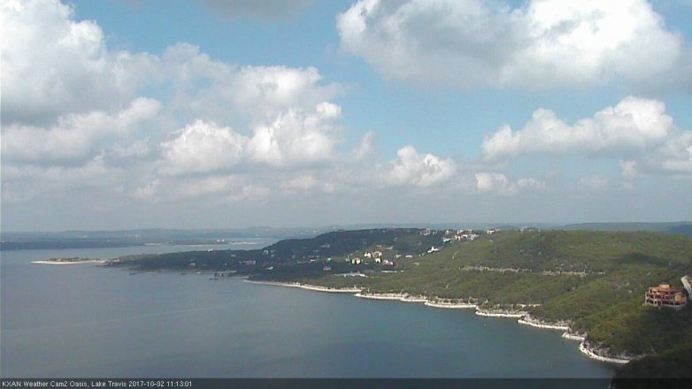 Lake Travis webcam, October 2, 2017 10:20 AM CT