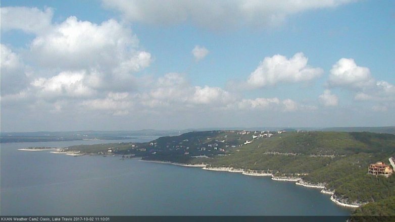 Lake Travis webcam, October 2, 2017 10:30 AM CT