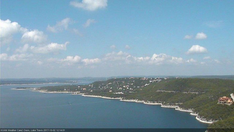 Lake Travis webcam, October 2, 2017 11:35 AM CT