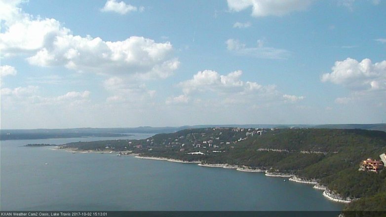 Lake Travis webcam, October 2, 2017 2:40 PM CT
