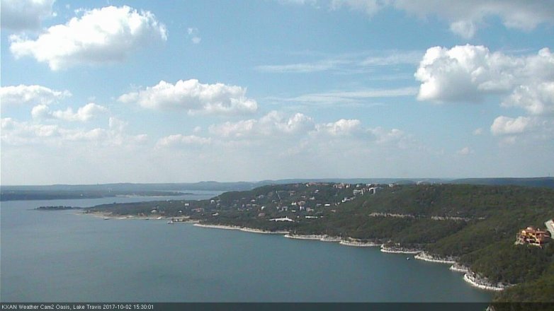 Lake Travis webcam, October 2, 2017 2:55 PM CT