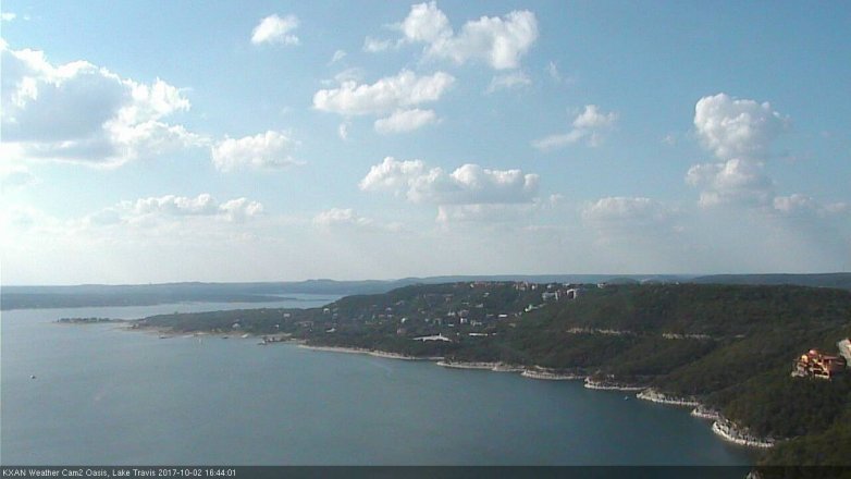 Lake Travis webcam, October 2, 2017 4:05 PM CT
