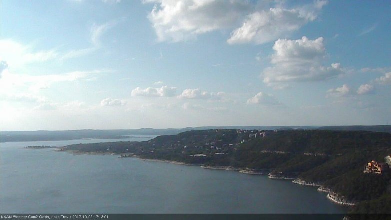 Lake Travis webcam, October 2, 2017 4:30 PM CT
