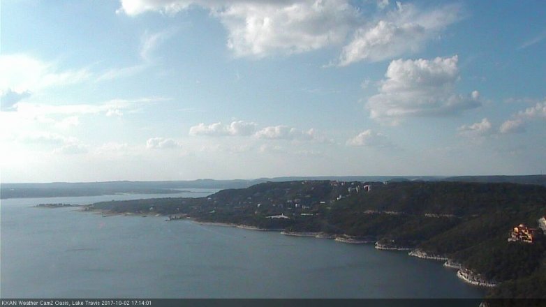 Lake Travis webcam, October 2, 2017 4:40 PM CT