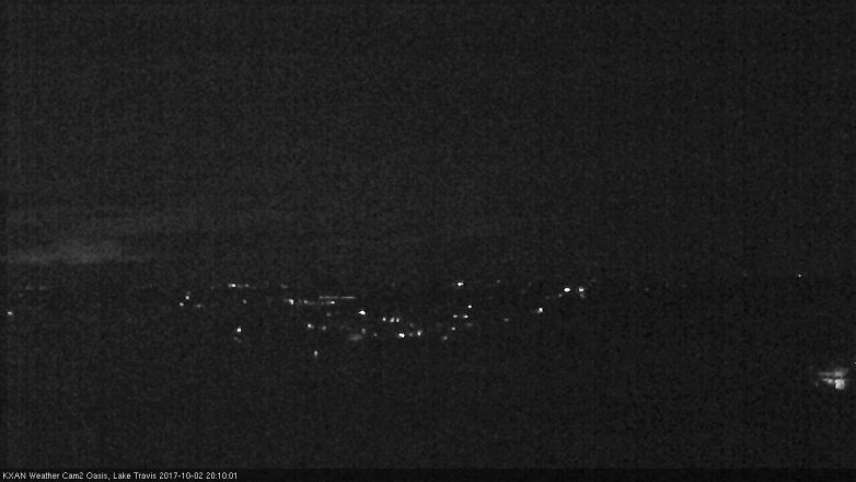 Lake Travis webcam, October 2, 2017 7:15 PM CT