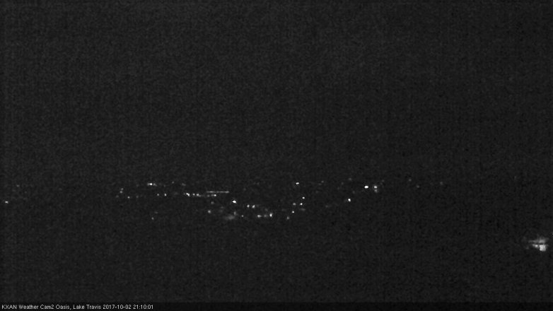 Lake Travis webcam, October 2, 2017 8:20 PM CT