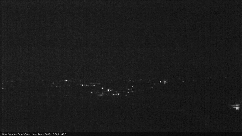 Lake Travis webcam, October 2, 2017 9:00 PM CT