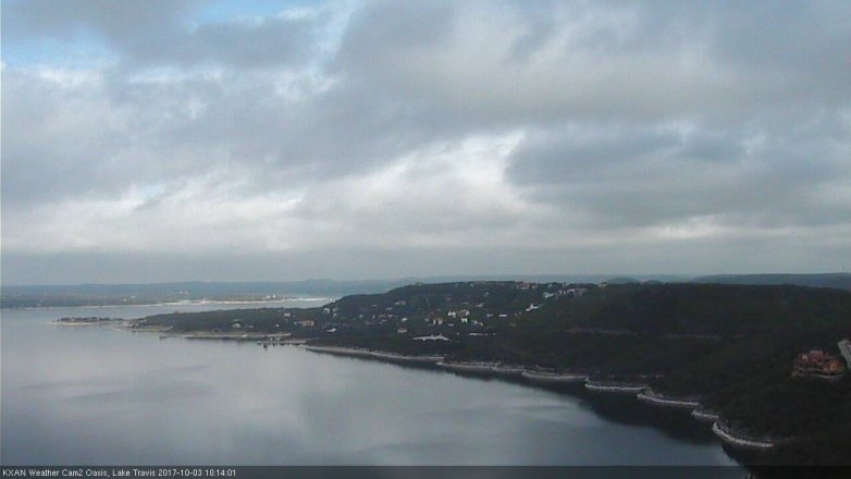 Lake Travis webcam, October 3, 2017 9:20 AM CT
