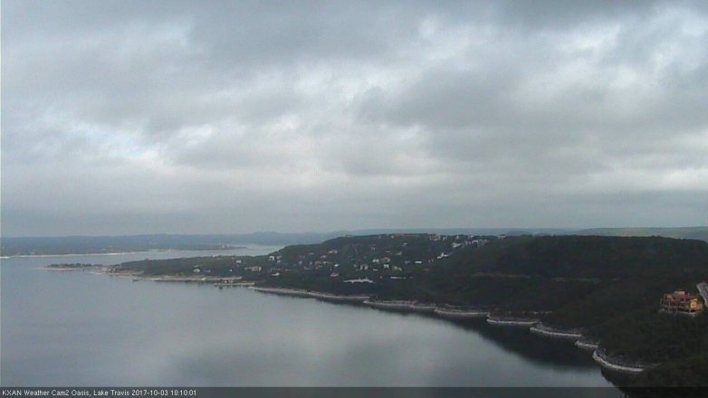 Lake Travis webcam, October 3, 2017 9:40 AM CT