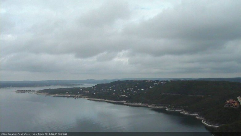 Lake Travis webcam, October 3, 2017 9:45 AM CT