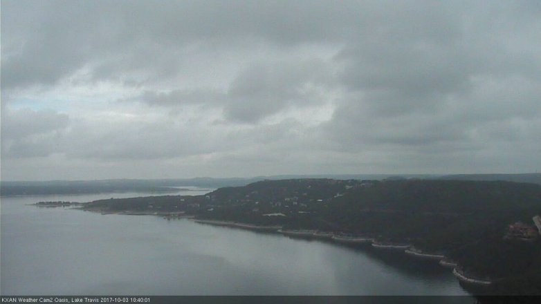 Lake Travis webcam, October 3, 2017 9:50 AM CT