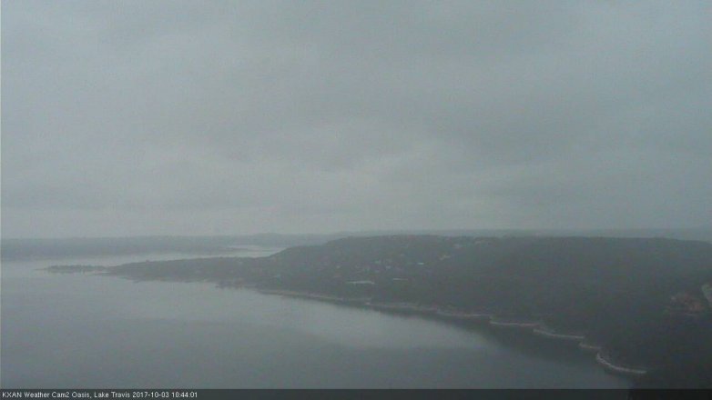 Lake Travis webcam, October 3, 2017 10:00 AM CT