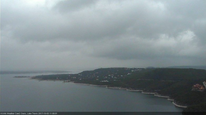 Lake Travis webcam, October 3, 2017 10:10 AM CT