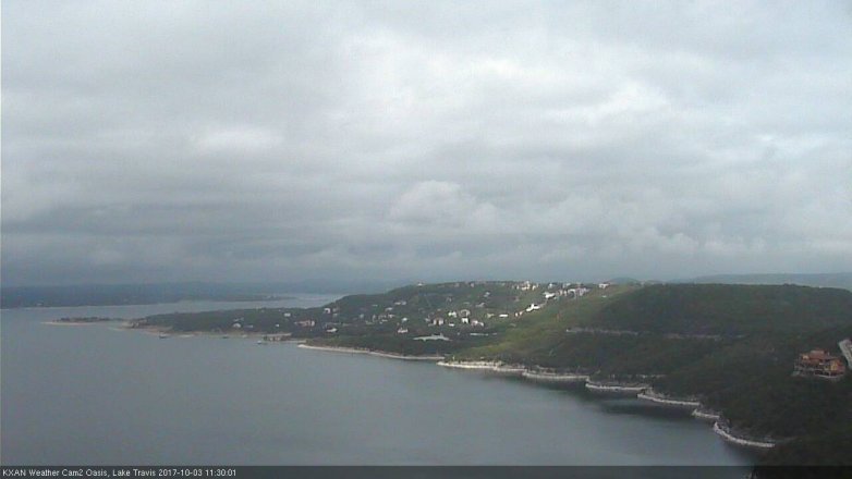 Lake Travis webcam, October 3, 2017 10:40 AM CT