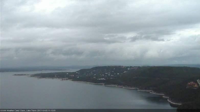 Lake Travis webcam, October 3, 2017 10:45 AM CT
