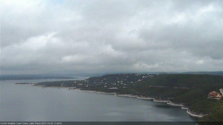 Lake Travis webcam, October 3, 2017 11:00 AM CT