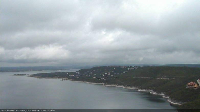 Lake Travis webcam, October 3, 2017 11:15 AM CT
