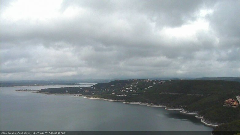 Lake Travis webcam, October 3, 2017 11:25 AM CT