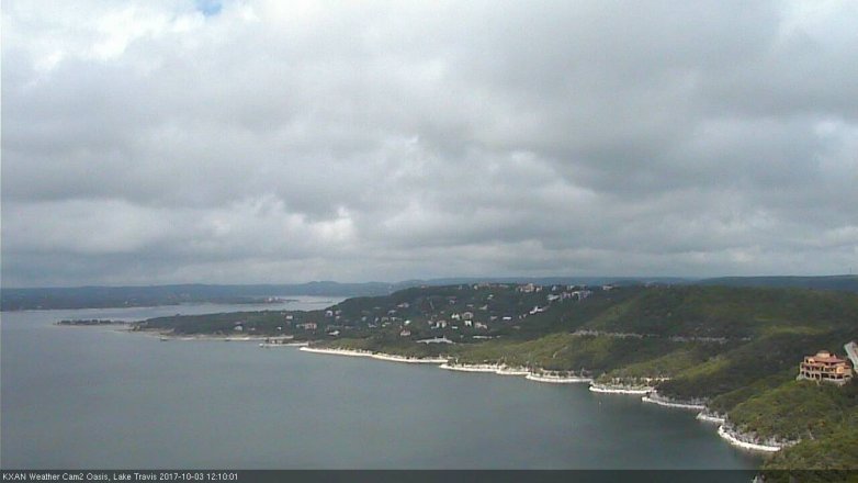 Lake Travis webcam, October 3, 2017 11:35 AM CT