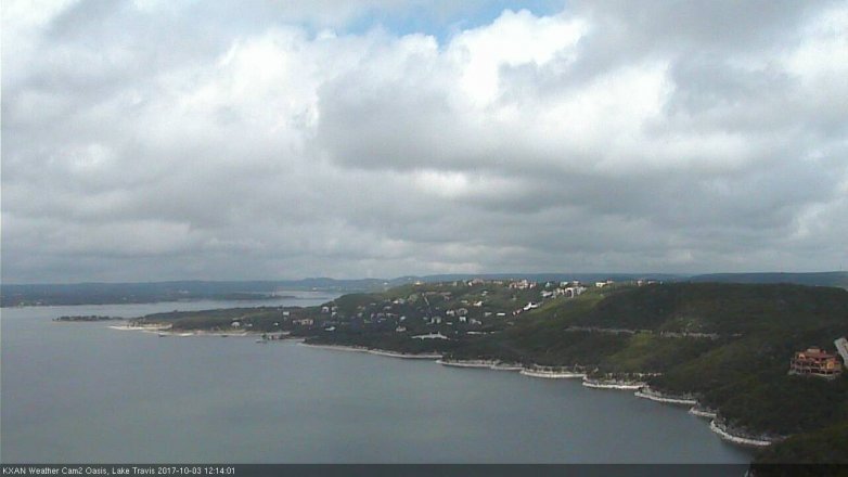 Lake Travis webcam, October 3, 2017 11:45 AM CT