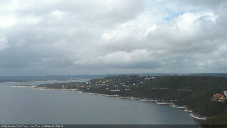 Lake Travis webcam, October 3, 2017 11:55 AM CT