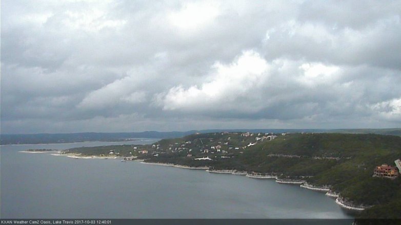 Lake Travis webcam, October 3, 2017 12:05 PM CT