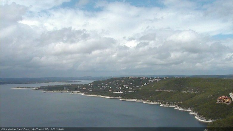 Lake Travis webcam, October 3, 2017 12:10 PM CT