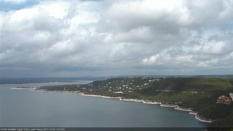 Lake Travis webcam, October 3, 2017 12:40 PM CT