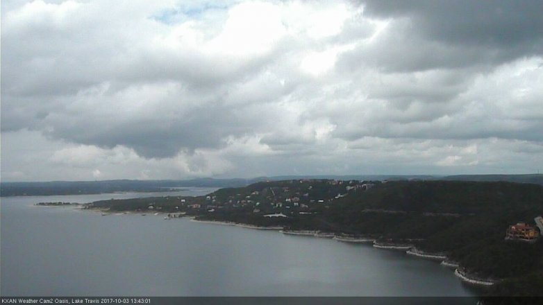 Lake Travis webcam, October 3, 2017 1:05 PM CT
