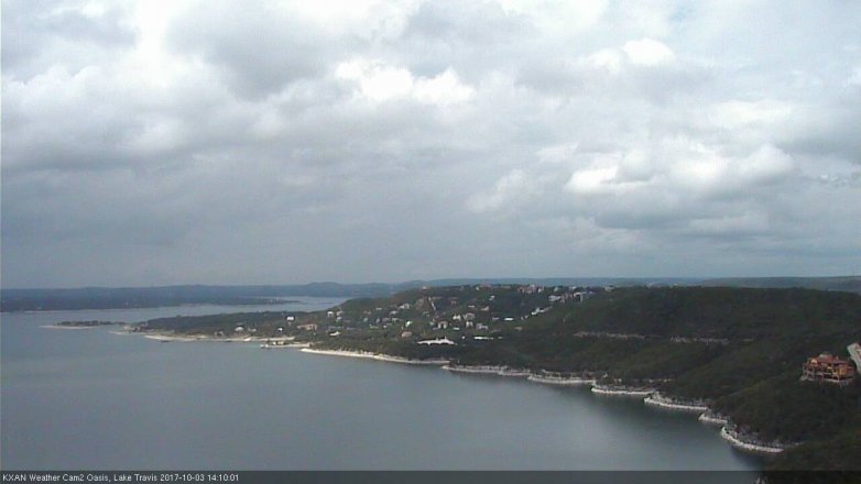 Lake Travis webcam, October 3, 2017 1:20 PM CT