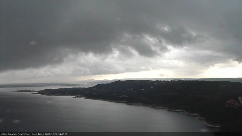 Lake Travis webcam, October 3, 2017 1:45 PM CT