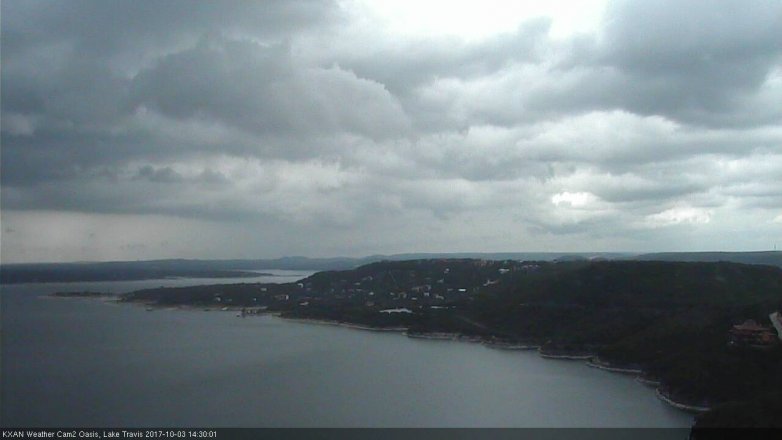 Lake Travis webcam, October 3, 2017 1:50 PM CT