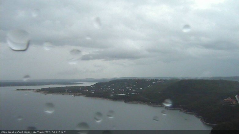 Lake Travis webcam, October 3, 2017 2:20 PM CT