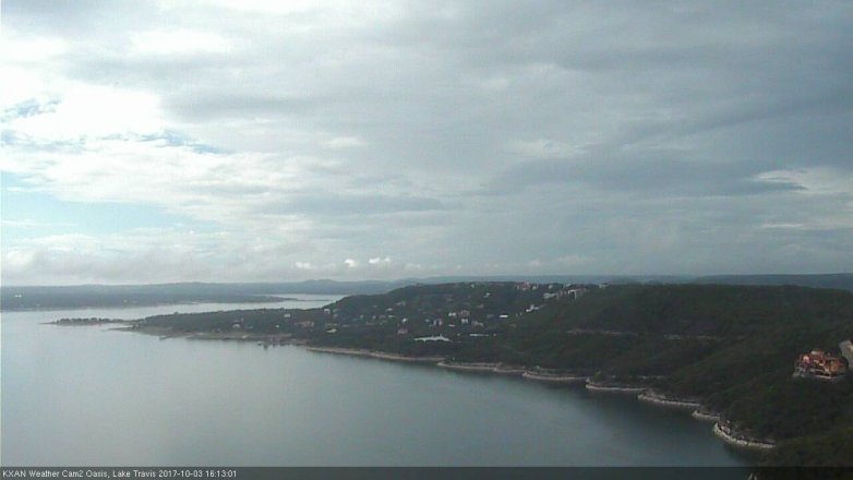 Lake Travis webcam, October 3, 2017 3:20 PM CT