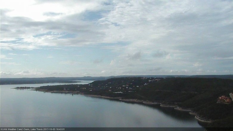 Lake Travis webcam, October 3, 2017 3:50 PM CT