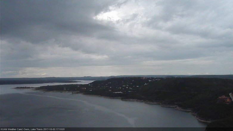 Lake Travis webcam, October 3, 2017 4:20 PM CT