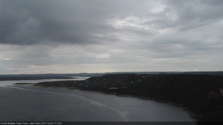 Lake Travis webcam, October 3, 2017 4:25 PM CT