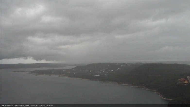 Lake Travis webcam, October 3, 2017 4:35 PM CT