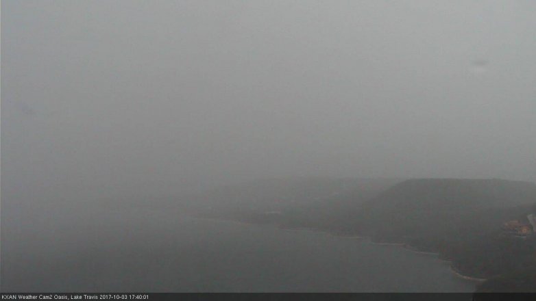 Lake Travis webcam, October 3, 2017 4:55 PM CT