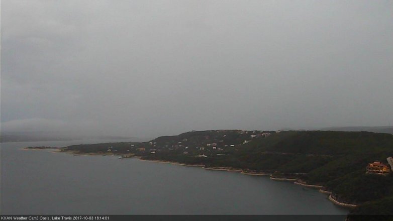 Lake Travis webcam, October 3, 2017 5:20 PM CT