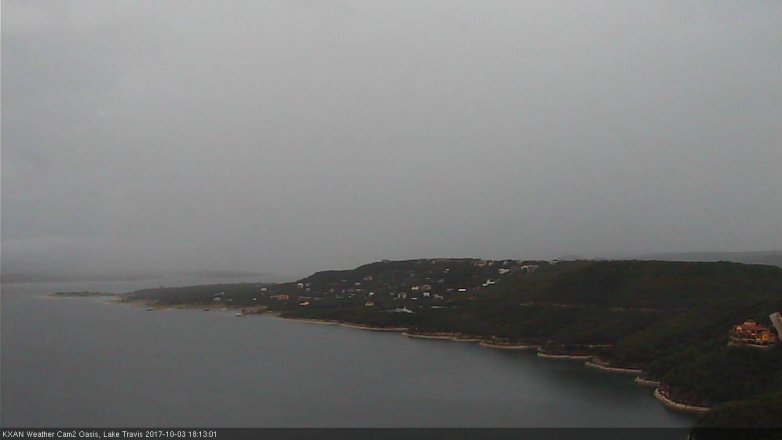 Lake Travis webcam, October 3, 2017 5:25 PM CT