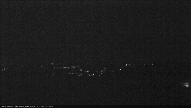 Lake Travis webcam, October 3, 2017 7:15 PM CT